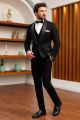 Handsome Black slim-fitting 3PCS Tuxedo Suit For men's 2024 Formal Occasions Wedding Suit Vest Coat Pants Wedding Cocktail. 