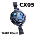 Tablet Cooler Fast Cooling Tablet Radiator Magnetic/Clip On Semiconductor Radiator Video Streaming Fan Temperature Display Radiator.