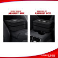 Car Headrest Tissue HolderCar Tissue Box Car cilling Tissue Box, Organizer Multi-functional Armrest Storage Box Automotive Interior. 
