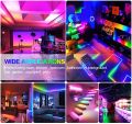 Dream Color WS2811 Individually Addressable LED Light Strip RGBIC DC12V Diode Tape Bluetooth Controller+Adapter For Home Party. 
