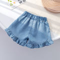 Baby Girl Summer Short Skirt 2024 New Princess Pleated Skirt for Girls Girls Wear Skirts Outside of Jeans. 