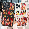 AMORVOR for Realme C55 Back Cover Cartoon SLAM DUNK PU Leather Case Soft Silicone Edge Mobile Cover. 