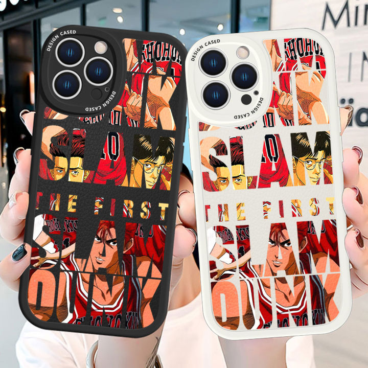 AMORVOR%20for%20Realme%20C55%20Back%20Cover%20Cartoon%20SLAM%20DUNK%20PU%20Leather%20Case%20Soft%20Silicone%20Edge%20Mobile%20Cover%20-%20Image%203