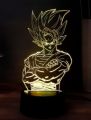 【Hey my home】Novelty 3D Illusion Lamp Dragon Ball Kakarotto RGB 7 Color Acrylic LED  Bedside Holiday Gift Drop Shipping. 