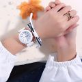 Dual Time Display Quartz Watch Casual Round Pointer Analog Wristwatch With Rubber Band For Women Men Teens Students. 