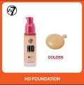 The W7 HD Foundation - Honey /Golden /Creme brulee | 3 Shade original by glitter life. 