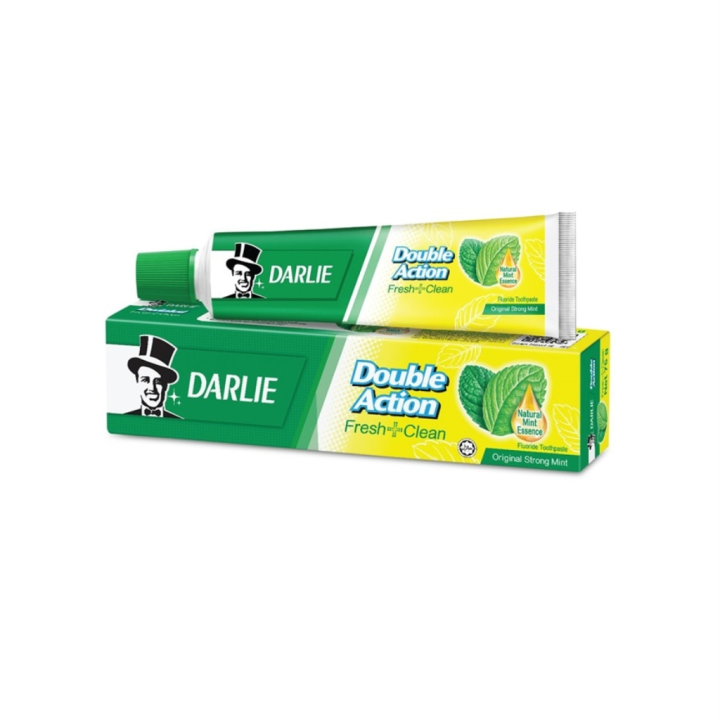 DARLIE DOUBLE ACTION FRESH + CLEAN ORIGINAL MINT TOOTHPASTE 150G + 25G