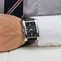 WWOOR Square Men Watch Waterproof Date Clock Luxury Quartz Sport Fashion Wrist Watch For Men Leather Strap Relogio Masculino 8017. 