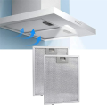 2PCS Cooker Hood Filters Metal Mesh Extractor Vent Filter.