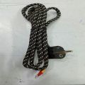 Standard Power Cord & Extension Cord AC Power Cord 3 Prong Cotton Braided for Steam Iron. 
