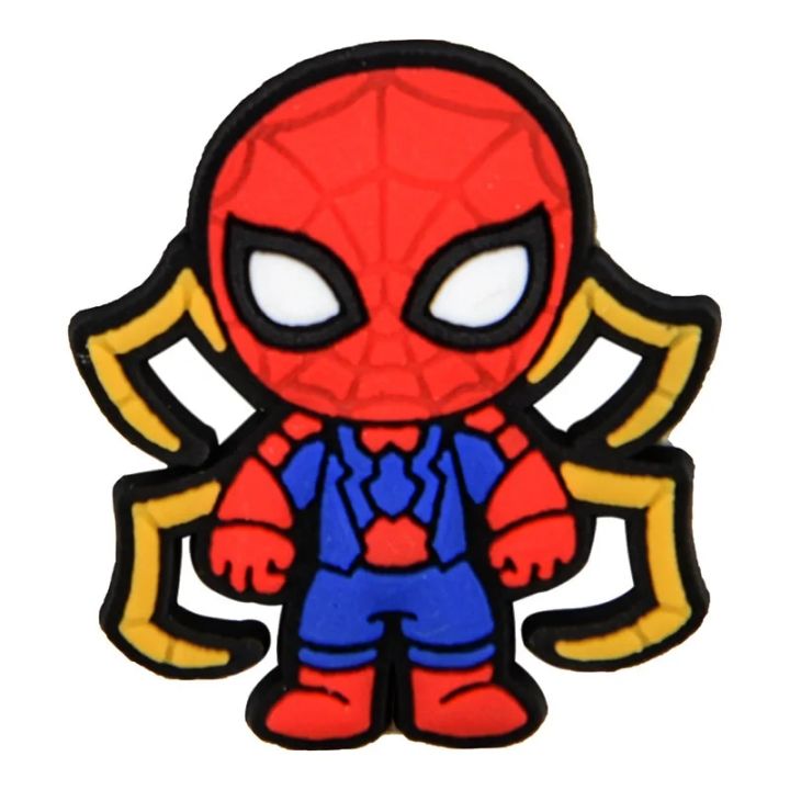 1Pcs%20Marvel%20SpiderMan%20DIY%20PVC%20Shoe%20Croc%20Buckle%20Accessories%20Cartoon%20Animals%20Shoes%20Decoration%20for%20Kids%20Croc%20Charms%20Kids%20Party%20Gift%20-%20Image%204
