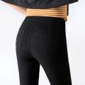 Black Solid High Stretch Pencil Pants Women Fall White Skinny Leggings High Waist Home Trousers Female Casual Wear P8823.