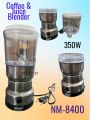 Nima Heavy Duty Electric Blender 2 In 1 Electric Spice Grinder & Juicer With  Stainless Steel Bowl -5 year Lifetime. 