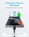 Anker 322 USB-C to USB-C 60W Nylon Braided Cable.
