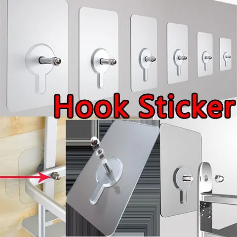 Adhesive%20Punch-Free%20Wall%20Hook%20Sticker,Wall%20Hooks%20for%20Hanging,Wall%20Nails%20Screw%20Hook,Traceless%20Picture%20Frame%20Hanging%20Hook,Kitchen%20Bathroom%20Storage%20Organizer%20-%20Image%203