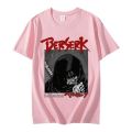 Berserk剑风传奇格斯Guts印花套头T恤薄跨男女短袖Tshirt外贸跨境. 