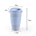 Reusable Bamboo Fibre Ecoffee Cups Eco Friendly Travel Coffee Mugs 12oz 14oz. 