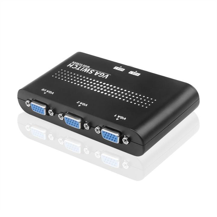 Switch VGA 2 Porte In 1 Uscita – Splitter 1080p Per PC E Laptop, Plug-and-play, Per Proiettori E Monitor