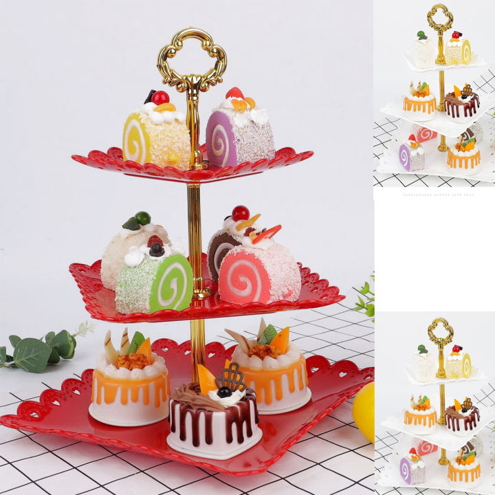 33x24.5cm(13x9%60%60)%20Three-layer%20Cake%20Dessert%20Cookies%20Tray%20Wedding%20Birthday%20Party%20Decoration%20-%20Image%203