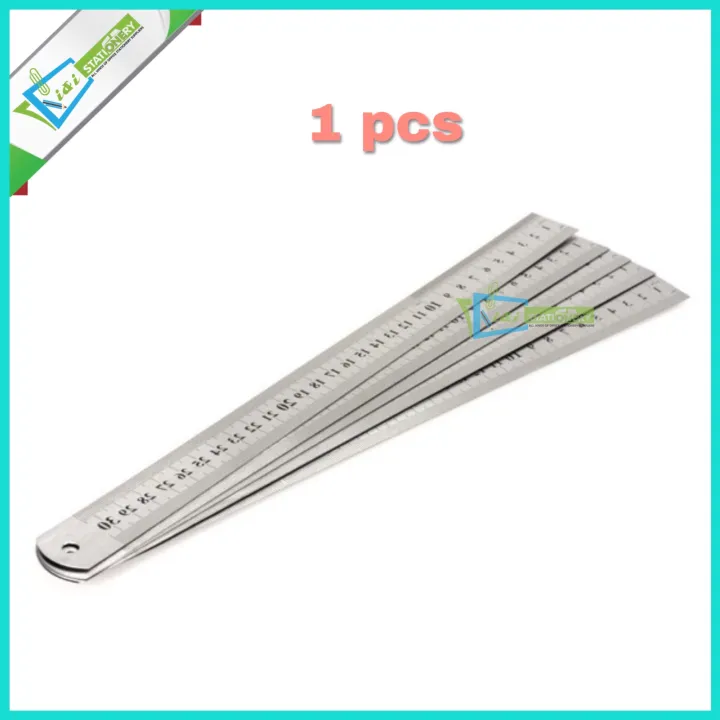 Stainless%20Steel%20Measuring%20Ruler%2012%20inches/30%20cm%20(Scale)%201pcs%20-%20Image%202