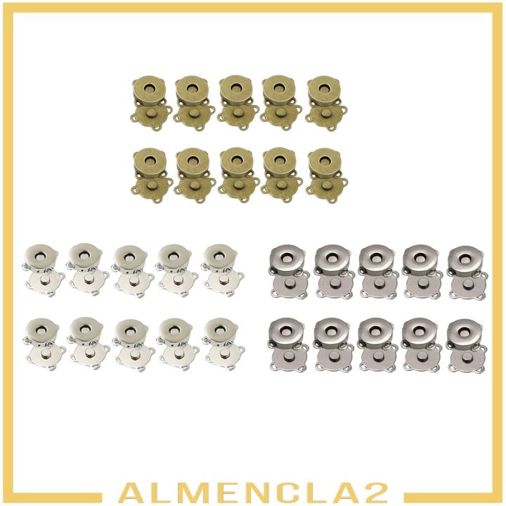%5BALMENCLA2%5D%2010%20Set%20Sew%20on%20Magnetic%20Snap%20Clasps%20Fastener%20DIY%20Purse%20Handbag%20Leather%20Craft%20-%20Image%203
