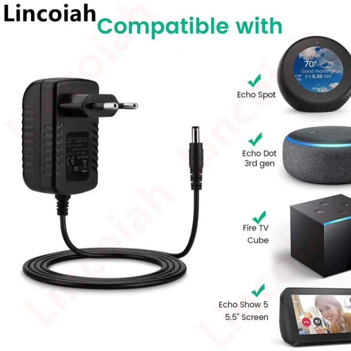 Power%20Supply%20AC/DC%20Adapter%20Charger%20for%20Alexa%20Echo%20Spot,%20Echo%20Dot%20(3rd%20Gen%20and%204th%20Gen),%20Fire%20TV%20Cube,%20Show%205,%20Dot%20with%20Clock%20-%20Image%202