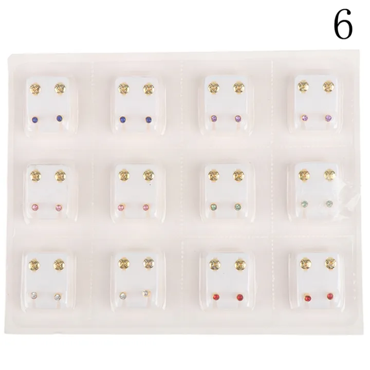 12%20Pairs%20Medical%20Earrings%20Piercing%20Tool%20Ear%20Stud%20Surgical%20Steel%20Earrings%20Jewelry%20-%20Image%207