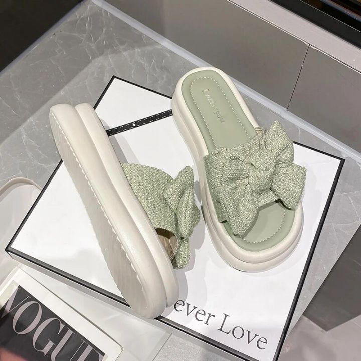 Bow%20Platform%20Women%20Slippers%20Summer%20Flats%20Flip%20Flops%20Shoes%202024%20New%20Fashion%20Dress%20Beach%20Sandals%20Walking%20Slides%20Female%20Zapatillas%20-%20Image%204
