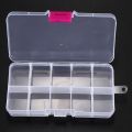 3pcs 10 Grid Electronic Component Parts Kits Plastic Storage Box Case. 
