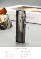 Metalgmas Flint Lighter Jet Butanegmrinding Wheel Three Torch Turbo Lighters Cigerettes Accessories Cigar Smoking Lighters. 