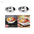 Chinese Hot Pot Kitchen Cookware Cooker Pot with Lid Easy to Clean Stockpot Hot Pot Pan for 30cm. 