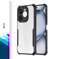 For iTel A80 - ABZ Transparent Silica Gel Matte ShockProof Slim Thin Back Cover Phone Case With Bumper. 
