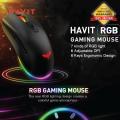 Havit MS732 RGB Backlit Programmable Gaming Mouse.