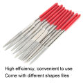 Jewelry file kit 10pcs 160mm Jewelry Filling Tools Mini Rasp Wood Carving Metal Hand File Set DIY Jewelry Making Processing File Kit. 