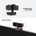 FANTECH LUMINOUS C30 Full HD Web Camera Wide Angle 106° With Microphone 2560 Resolution For PC Computer Laptop Desktop Camera Built-In Mic for Meeting Online Teaching Vlogging Live Broadcast Video Calling Conference Work. 