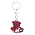 Japanese Game Persona 5 P5 Keychain Take Your Heart Logo Red Hat Key Chain for Women Men Car Keyring Choker Souvenir Gift. 