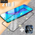 2Pack For infinix Hot 40i Screen Protector Tempered Glass Film + Lens Camera Protector Film for infinix Hot 40i. 