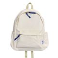 Solid Color Muji Simplicity All-Matching Schoolbag Female Korean StyleinsFresh Girl Backpack Japanese College Students' Backpack.