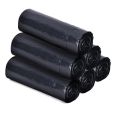 100PCS Biodegradable Kitchen Disposable Trash Bags Black Plastic Thickening Privacy Large Garbage Bag Garbage Tin For Bathroom. 
