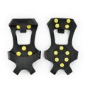 Outdoor Crampons 10-Tooth Anti-Skating Claws Ice Climbing Mountaineering Rock Climbing Snow Non-Slip Shoe Set Shoe Nail Grips. 