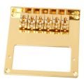 2021 6 Roller Saddle 6 String Humbucker Guitar Bridge for Tele Telecaster Guitar (Gold).