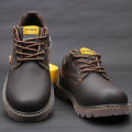 Procael Autumn Low Top Work Shoes Men's First Layer Cowhide Martin Boots Outdoor Sports and Casual Big Head Leather Shoes. 