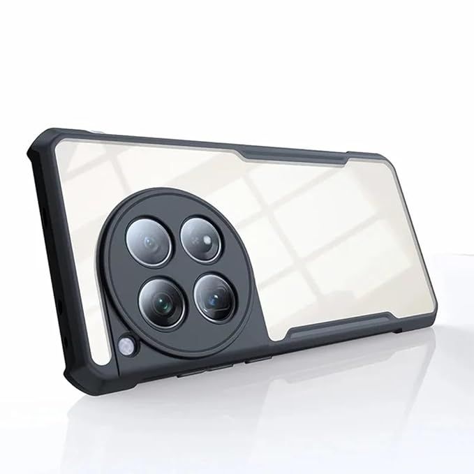 ONE%20PLUS%2012%20Protective%20Black%20Border%20Crystal%20Clear%20Xundd%20Mobile%20Back%20Case%20Cover%20-%20Image%204