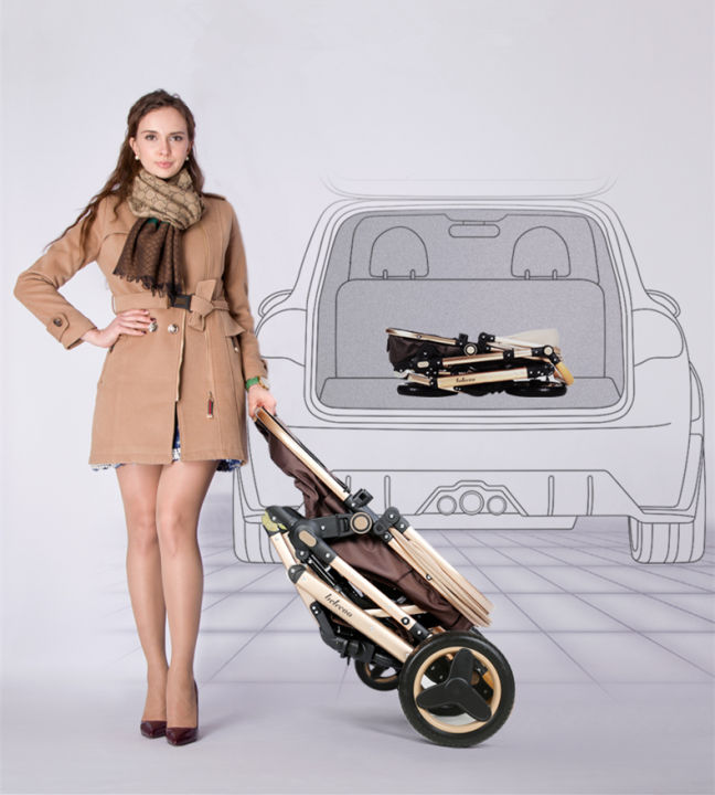 Baby%20Stroller%203%20in%201%20High%20Landscape%20Baby%20Stroller%203%20in%201%20Travel%20Baby%20Carriage%20Reversible%20Baby%20Cart%20Pink%20Pushchair%20with%20Car%20Seat%20-%20Image%204