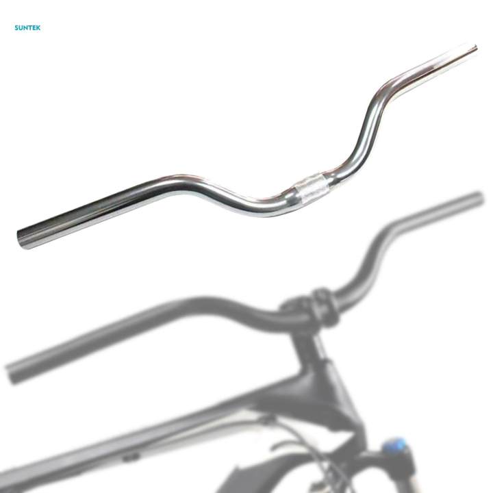 Road Bike Handlebar Flat Bar Riser Bar for Road Bikes Accessories 54cm Aluminum Alloy
