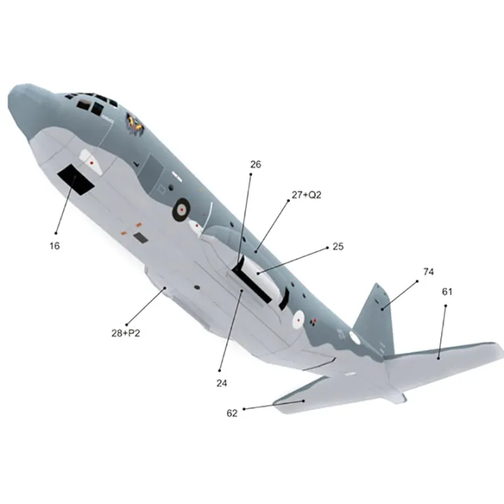 NIC%20YCG%20Buytra%20AC130%20Ghost%20Aerial%20Gunship%20Aircraft%20Paper%20Model%20Military%20Fighter%20Paper%20Model%20-%20Image%205