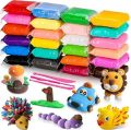 12 Colors Soft Super Light Clay Modeling Air Dry Clay For DIY Handmade Toys.