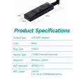 Atheros AR9271 Chipset 150Mbps Wireless USB WiFi Adapter 802.11n Network Card With 5DB Antenna For Windows/8/10/Kali Linux.