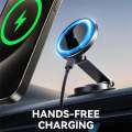 JOYROOM JR-ZS408 15W Magnetic Car Wireless Charging Foldable Phone Charger.