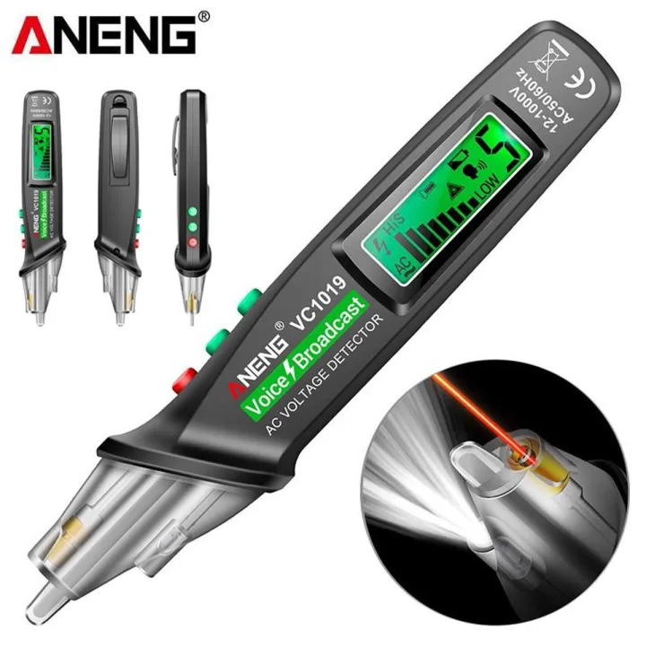 【Fast and Reliable Shipping】 ANENG VC1019 Tet Pen Voice Broadcat ...